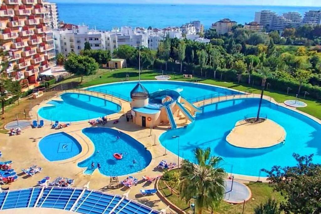 Benalmadena Estudio Jjupiter 250 M Del Mar Con Vistas Al Mar Piscinas Exterior photo